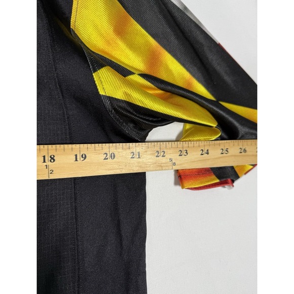 Under Armour Maryland Terps Black Football Jersey NCAA Colorful Sleeves Medium - Picture 7 of 7